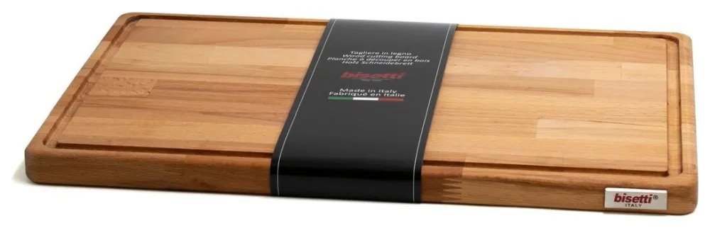Tagliere Bisetti 26302 con raccoglisugo Naturale Economico
