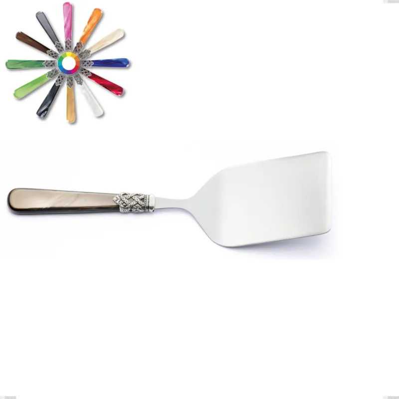 Pala lasagne Ginevra, (acciaio 18.10 aisi304), manico in nylon, Lunghezza 246 mm Eme Posaterie marrone perlato 1124 Saldi