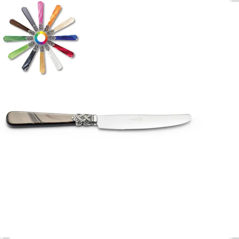 Saldi Coltello tavola Ginevra, (acciaio 18.10 aisi304), manico in nylon, Lunghezza 226 mm Eme Posaterie marrone perlato 1124