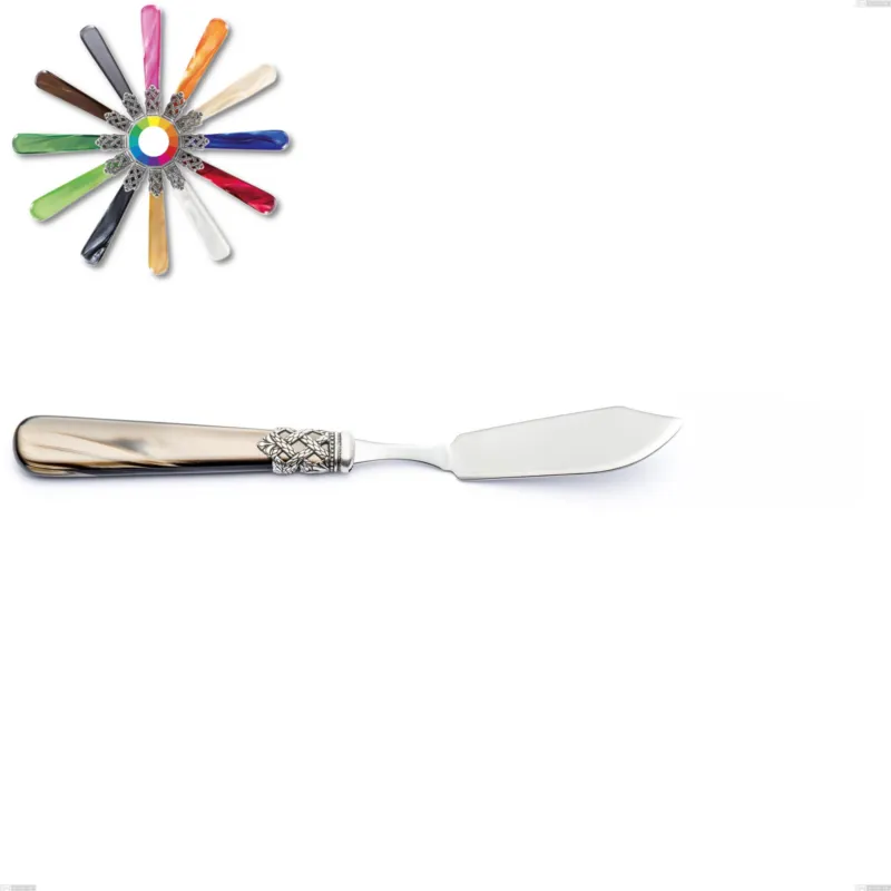 Acquista Ora Coltello pesce Ginevra, (acciaio 18.10 aisi304), manico in nylon, Lunghezza 218 mm Eme Posaterie marrone perlato 1124