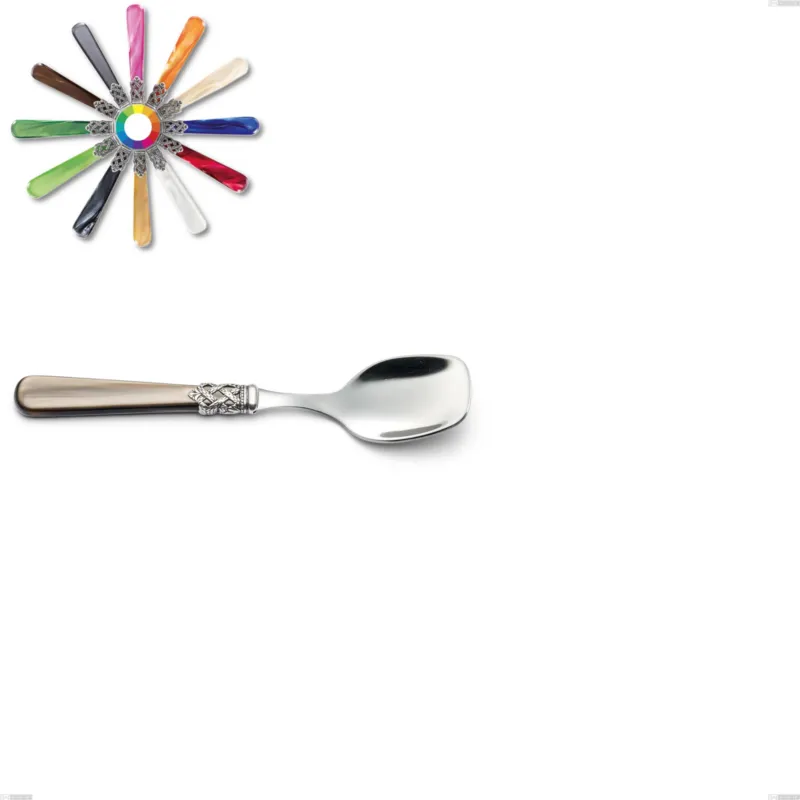 Cucchiaio gelato Ginevra, (acciaio 18.10 aisi304), manico in nylon, Lunghezza 147 mm Eme Posaterie marrone perlato 1124 Compra Online
