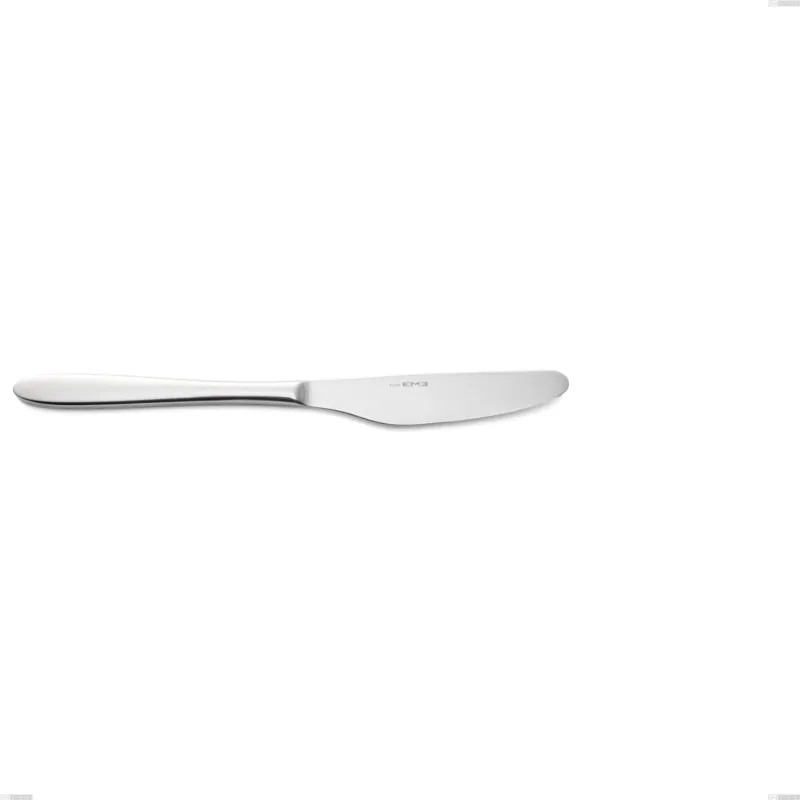 Offerta Del Giorno Coltello da tavola ARMONIA in acciaio 18.10 AISI304, spessore 3 mm , Lunghezza 233 mm manico in acciaio lucido lavabili in lavastoviglie Eme Posaterie