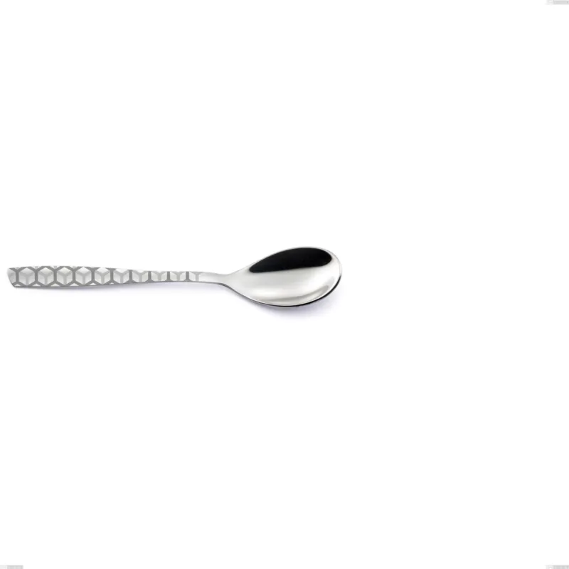 Cucchiaino da caffè ELEVEN EXA in acciaio 18.10 AISI304 2,5 mm -lunghezza 147 mm manico in acciaio lavabili in lavastoviglie Eme Posaterie Esclusivo