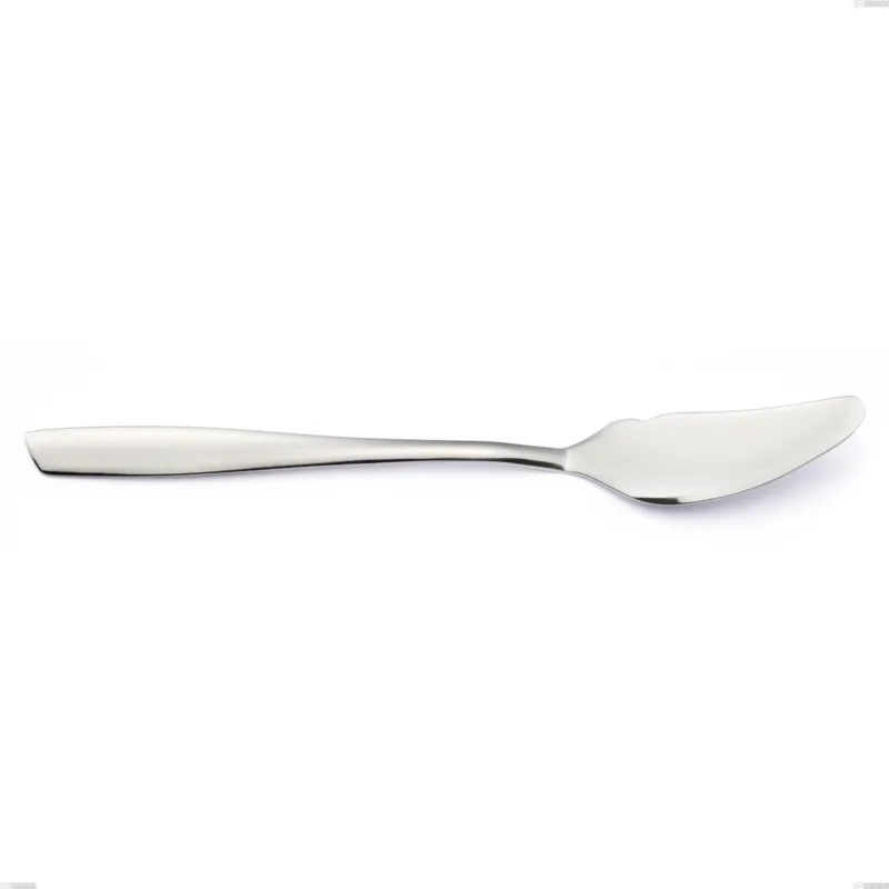 Ultime Pezzi Coltello da Pesce ELEVEN in acciaio 18.10 AISI304 2,5 mm - lunghezza 204 mm manico in acciaio finitura lucido a specchio lavabili in lavastoviglie Eme Posaterie
