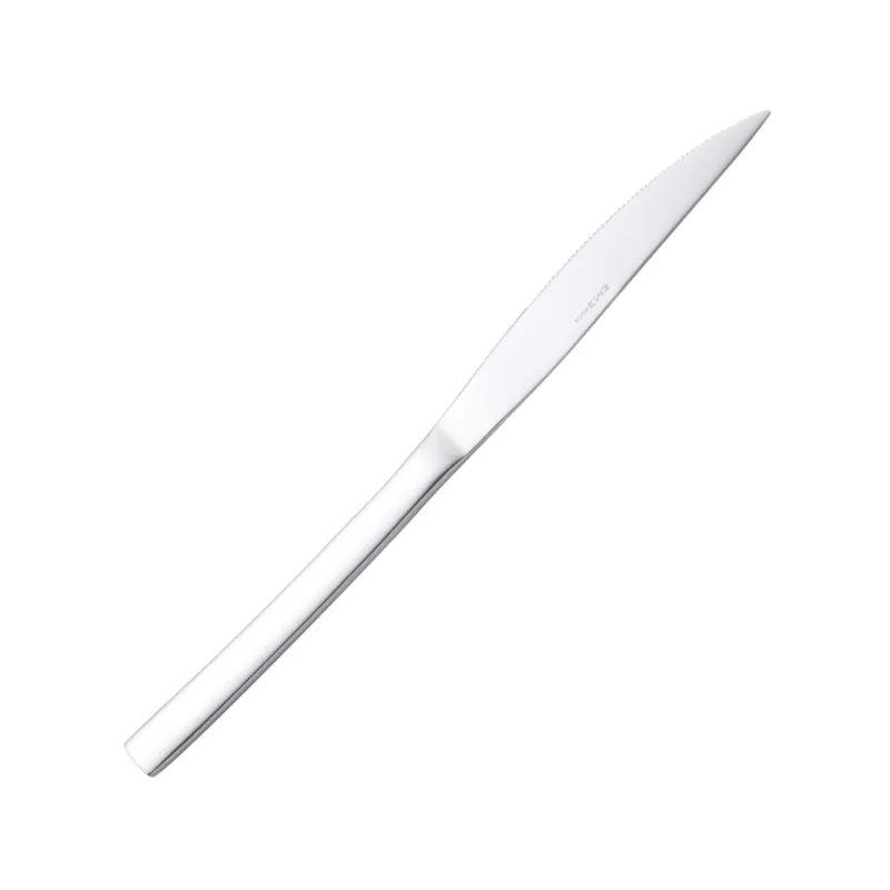 Coltello da tavola JOY in acciaio 18.10 AISI430, spessore 2 mm, Lunghezza 237 mm manico in acciaio lucido lavabili in lavastoviglie Eme Posaterie Ultima Occasione