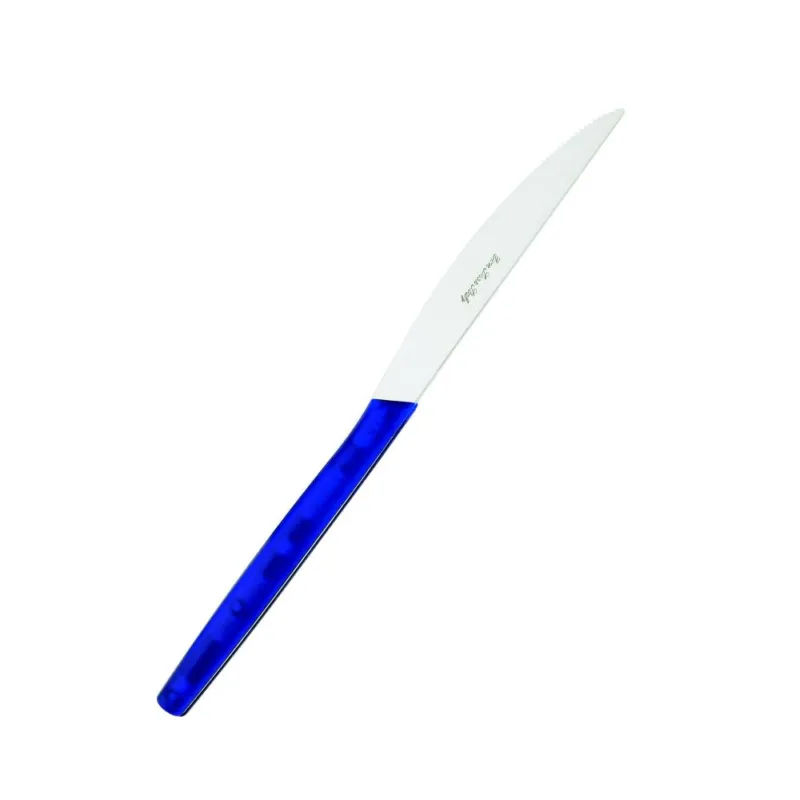 Coltello da tavola DREAM in acciaio 18.C manico in ABS lavabili in lavastoviglie 18/0 (AISI430) Nichel Free Eme Posaterie rosso 11 Occasione Imperdibile