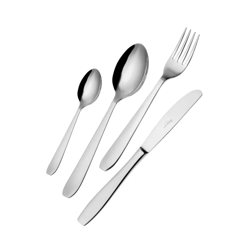 Servizio posate 4 Pezzi KATYA Lucidato a specchio 2.0 mm Lucidato a Specchio lavabili in lavastoviglie Eme Posaterie Ordina Subito