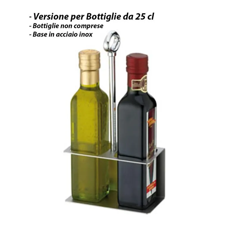 Offerta Lampo Portabottiglie olio - versione per bottiglie 25 cl. Eme Posaterie