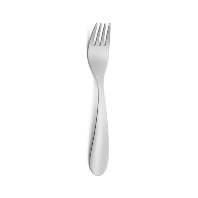 Ultime Pezzi Forchetta per bambini Birillo in acciaio 18/0 inox lucido 1 Coltello + DI 18 MESI Eme Posaterie