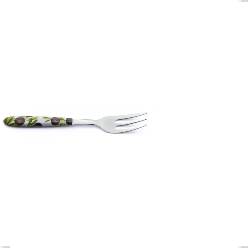 Offerta Del Giorno Forchetta dolce Vero Taggia, acciaio 18.0 nickel free, manicatura pbt sublimato acciaio lucido, lunghezza 150 mm Eme Posaterie