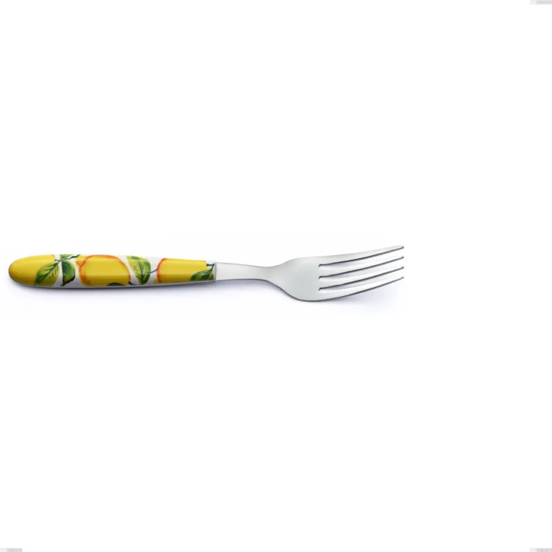Promozione Forchetta tavola Vero Sorrento, acciaio 18.0 nickel free, manicatura pbt sublimato acciaio lucido, lunghezza 205 mm Eme Posaterie