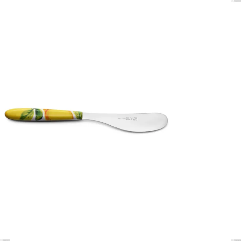 Spalmaburro piccolo Vero Sorrento, acciaio 18.0 nickel free, manicatura pbt sublimato acciaio lucido, lunghezza 152 mm Eme Posaterie Promo Stagionale