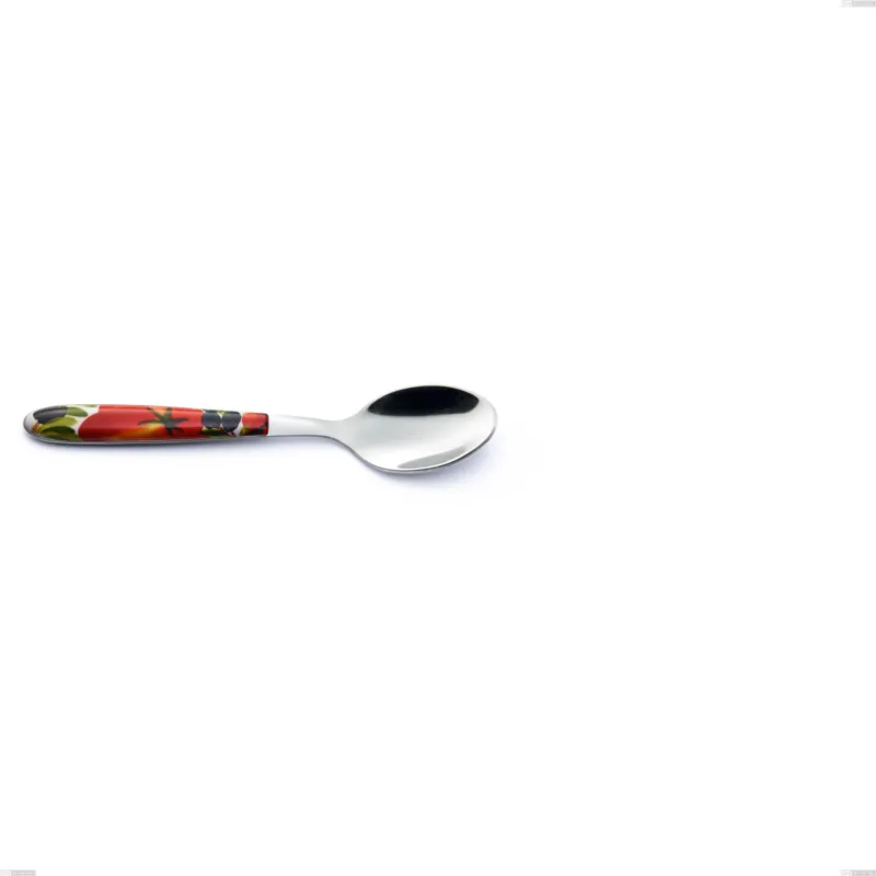 Cucchiaino caffè Vero Albenga, acciaio 18.0 nickel free, manicatura pbt sublimato acciaio lucido, lunghezza 140 mm Eme Posaterie Promozione