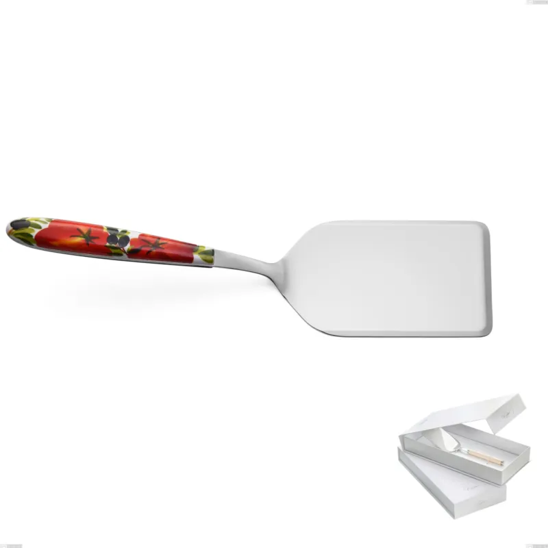 Confezione a libro 1 pezzo pala lasagne Vero Albenga, acciaio 18.0 nickel free, manicatura pbt sublimato acciaio lucido Eme Posaterie Occasione Imperdibile