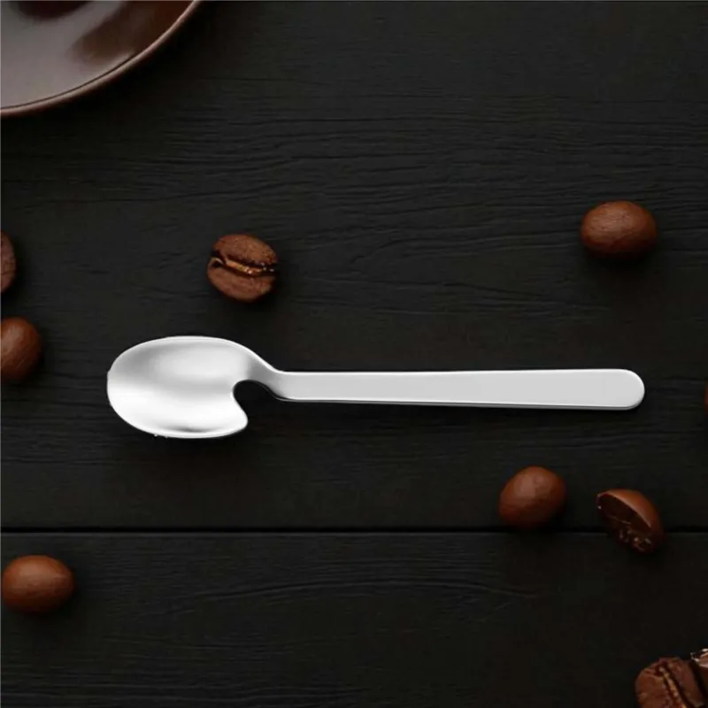Cucchiaino da caffè CREMINO Si Appoggia sul bordo della tazzina , Acciaio 18/10 (aisi 304) Acciaio Lucido dimensioni 105x23 mm set da 24 pezzi Eme Posaterie Super Prezzo