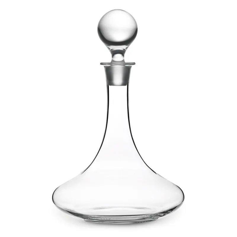 Compra Online Caraffa Decanter Peugeot in vetro soffiato a bocca Capitaine 0,75 L per i vini rossi giovani Dimensioni 18x18x h 29 cm colore trasparente Peugeot