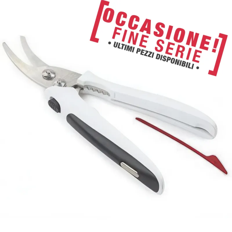 Subito Disponibile Le lame curve e micro-seghettate tagliano il carapace senza danneggiare la polpa. Punta per estrarre la polpa integrata nel manico ZYLISS