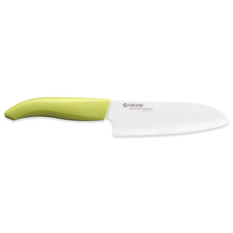 Coltello Kyocera Gen lame extra larga in Ceramica Bianca, 14 cm Multiply, Verde, Lama 14 cm ™ - Multiuso - Maniglia soft-touch colore Verde Kyocera IshiBa Subito Disponibile