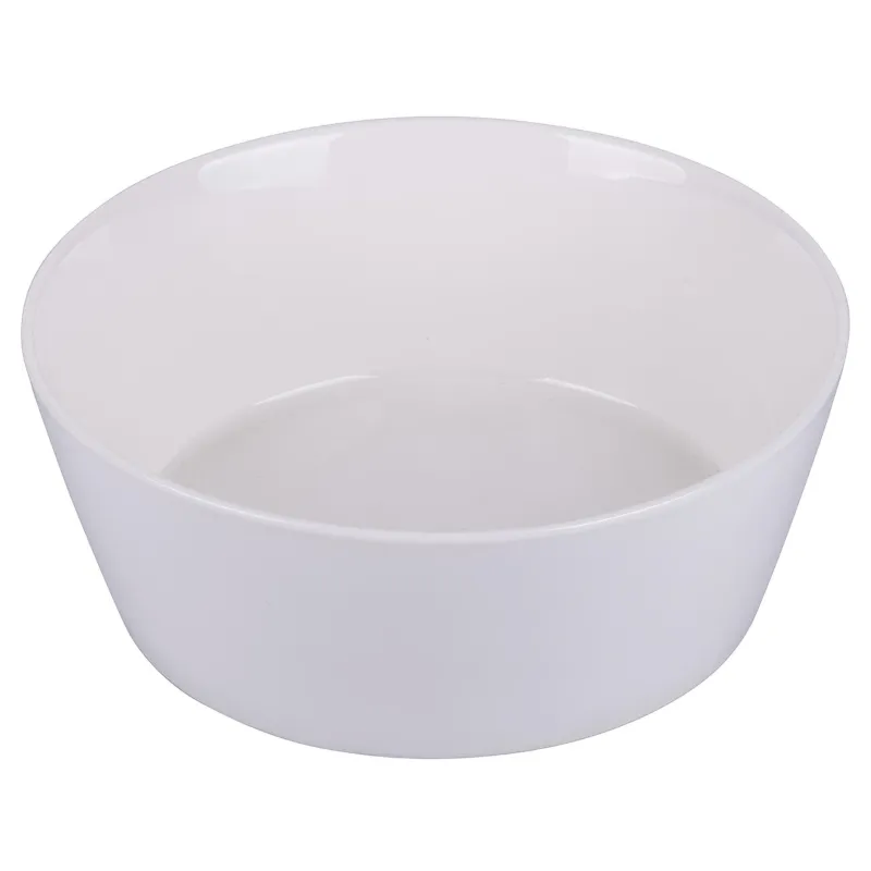Vendita Finale Set 6 piatti bowl Delice In new bone China Finitura lucida Misure Ø 17,8 x h. 6,7 cm Capacità 900 ml Lavabile in lavastoviglie Utilizzabile nel microonde Colore bianco VDE Tivoli 1996