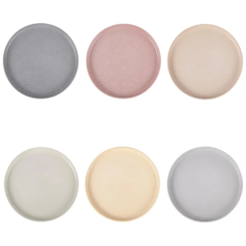 Set 6 piatti piani Berlin In gres (stoneware) Bordo rialzato Finitura matt Decoro effetto stone Misure Ø 27,2 x h. 2,4 cm Lavabile in lavastoviglie Utilizzabile nel microonde VDE Tivoli 1996 Must-Have