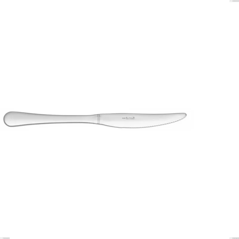 Coltello tavola economico Oxford Sabbiato , Acciaio 18/0 (aisi 304) Acciaio sabbiato, nichel free, spessore 2 mm, lunghezza 220 mm Eme Posaterie Occasione Imperdibile