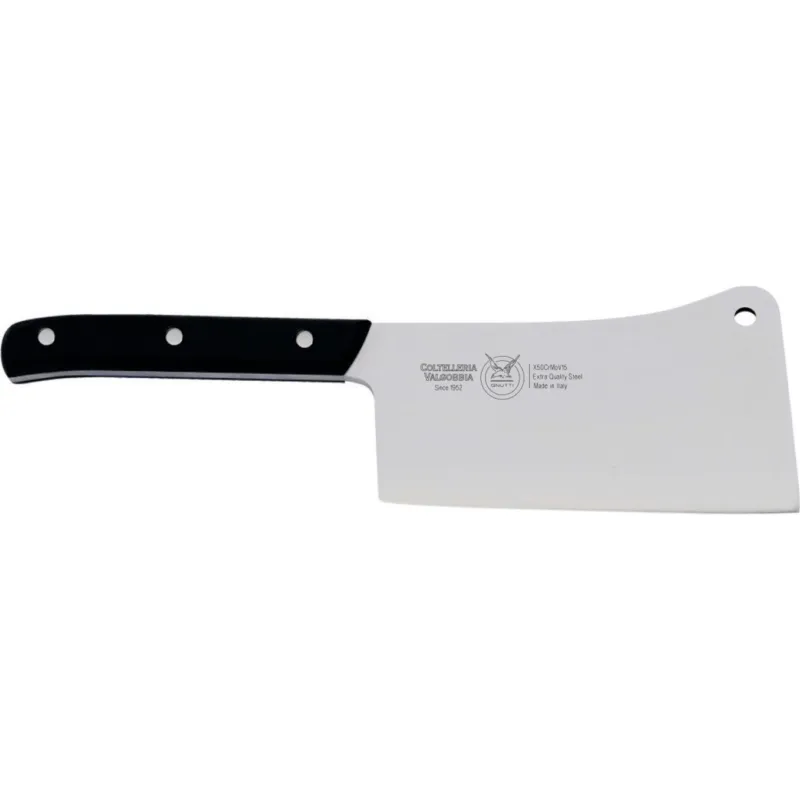 Manaretta due mani inox Lunghezza Lama 22xh13 cm -Peso kg 1,300 Manico con tre rivetti antiscivolo atossici. trattamento germicida. adatto lavastovi Coltelleria Valgobbia Prezzo Conveniente