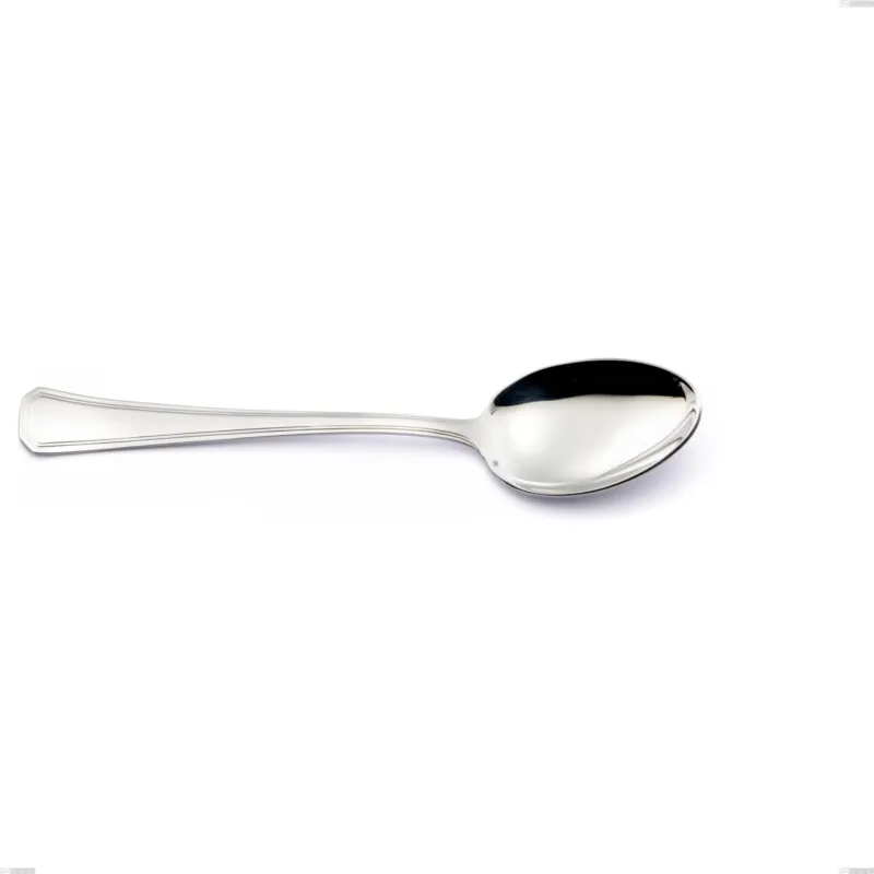 Quantità Limitata Cucchiaio da servizio Savoia Argento 8 micron, Acciaio inox Aisi 304 Finitura Argentata, spessore argento 8 micron, spessore posata 3 mm, lunghezza 225 mm Eme Posaterie