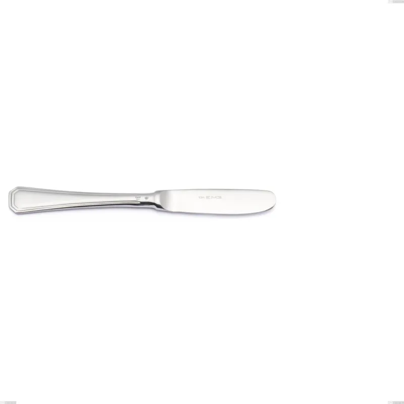 Prezzo Di Fabbrica Spalmaburro Savoia Argento 8 micron, Acciaio inox Aisi 304 Finitura Argentata, spessore argento 8 micron, spessore posata 3 mm, lunghezza 175 mm Eme Posaterie