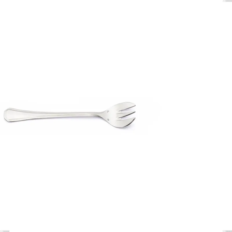 Forchetta cozze Savoia Argento 8 micron, Acciaio inox Aisi 304 Finitura Argentata, spessore argento 8 micron, spessore posata 3 mm, lunghezza 140 mm Eme Posaterie Esclusivo