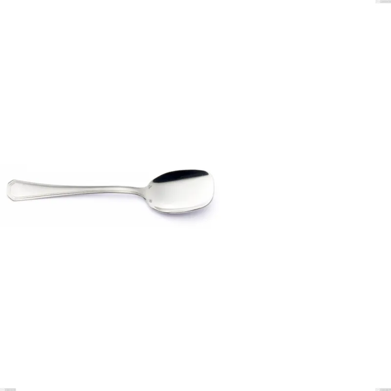 Cucchiaio gelato Savoia Argento 8 micron, Acciaio inox Aisi 304 Finitura Argentata, spessore argento 8 micron, spessore posata 3 mm, lunghezza 127 mm Eme Posaterie Economico