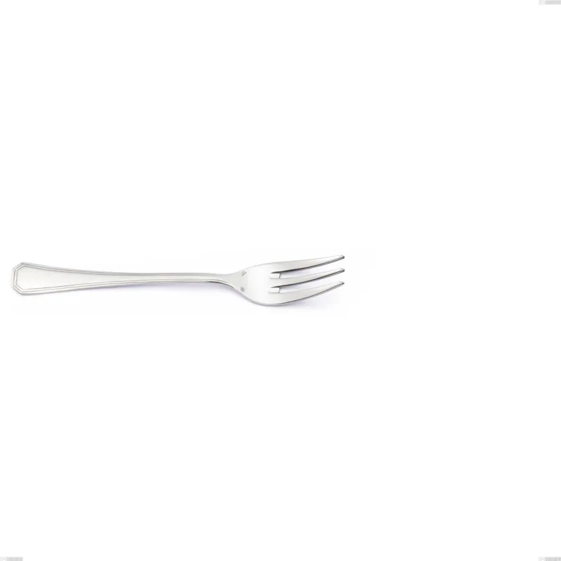 Forchetta dolce Savoia Argento 8 micron, Acciaio inox Aisi 304 Finitura Argentata, spessore argento 8 micron, spessore posata 3 mm, lunghezza 150 mm Eme Posaterie Spedito Oggi