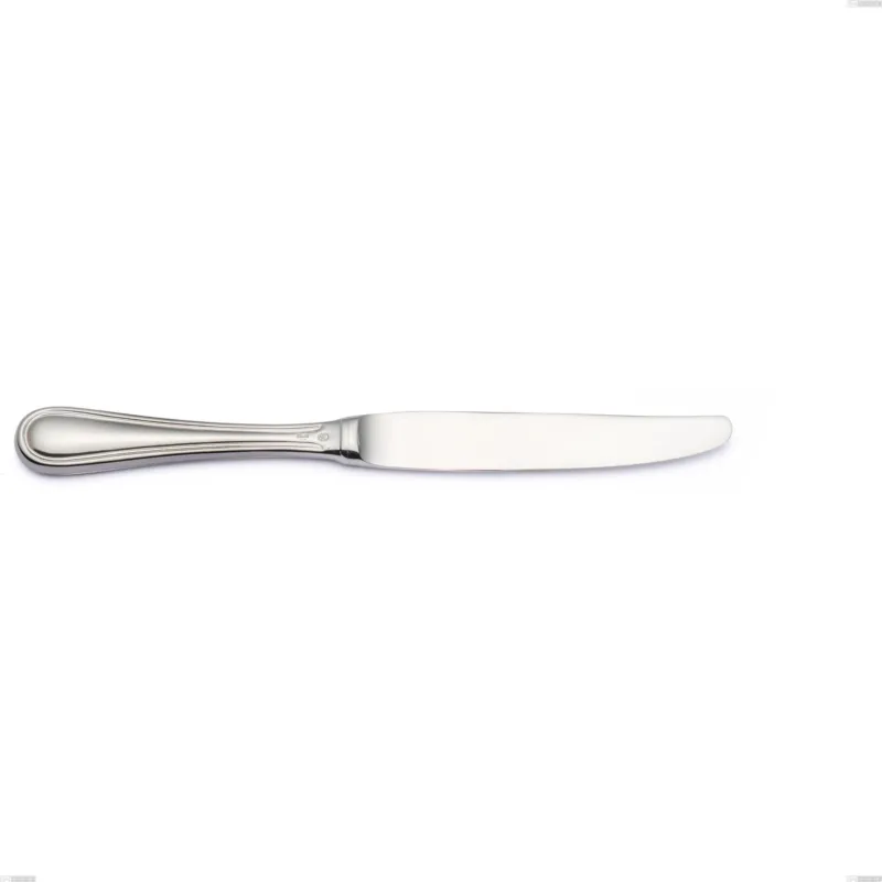 Coltello tavola Manico vuoto Impero Argento 8 micron, Acciaio inox Aisi 304 Finitura Argentata, spessore argento 8 micron, spessore posata 3 mm, lunghezza 245 mm Eme Posaterie Ultime Pezzi