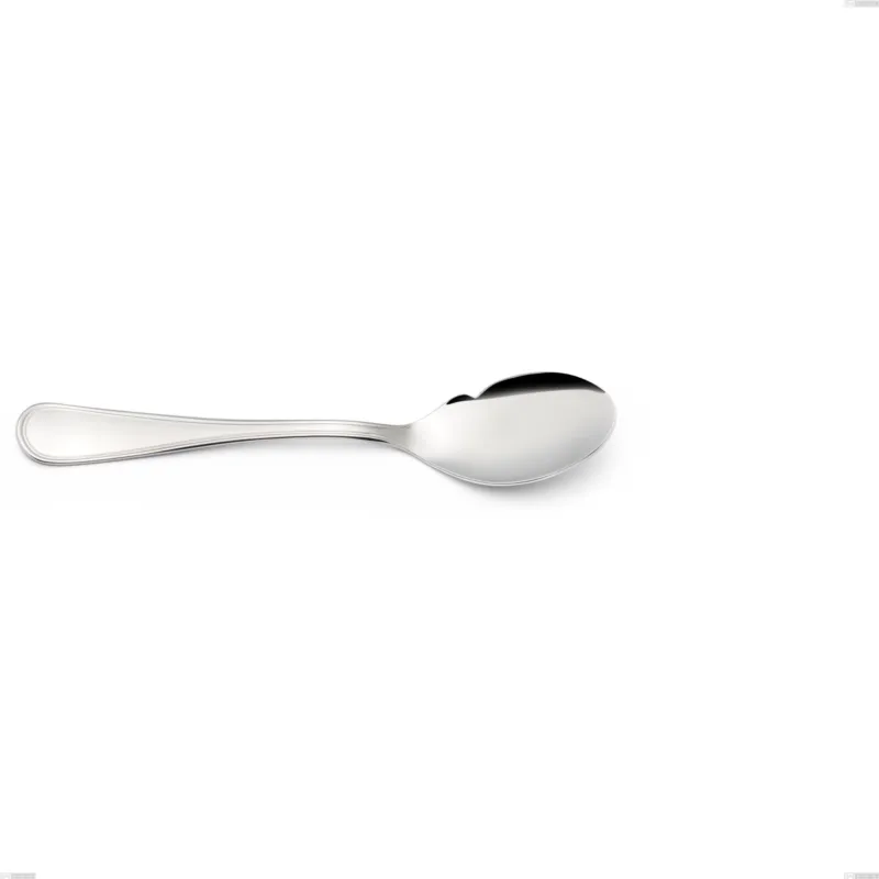 Cucchiaio gourmet Impero Argento 8 micron, Acciaio inox Aisi 304 Finitura Argentata, spessore argento 8 micron, spessore posata 3 mm, lunghezza 185 mm Eme Posaterie Solo Oggi