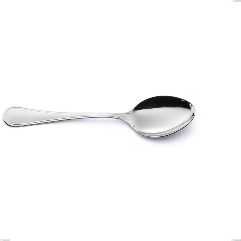 Di Tendenza Cucchiaio da servizio Impero Argento 8 micron, Acciaio inox Aisi 304 Finitura Argentata, spessore argento 8 micron, spessore posata 3 mm, lunghezza 233 mm Eme Posaterie