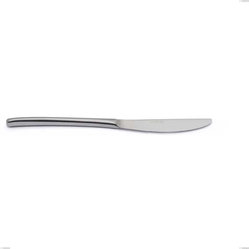 Ultima Occasione Coltello tavola venice sabbiato, Acciaio inox Aisi 304 Posate sabbiate, spessore 4 mm, lunghezza 250 mm Eme Posaterie