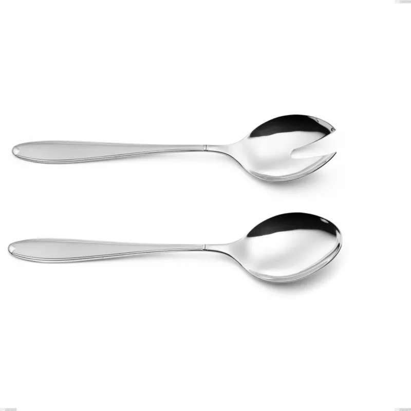 Scelto Dai Clienti Coppia insalata Kappa Sabbiato, 18/10 (AISI304) Acciaio sabbiato, spessore 2.5 mm, lunghezza 243 mm Eme Posaterie