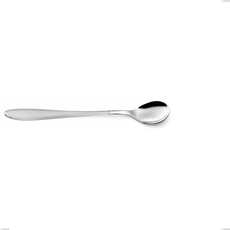 Cucchiaio bibita Kappa Sabbiato, 18/10 (AISI304) Acciaio sabbiato, spessore 2.5 mm, lunghezza 202 mm Eme Posaterie Super Prezzo