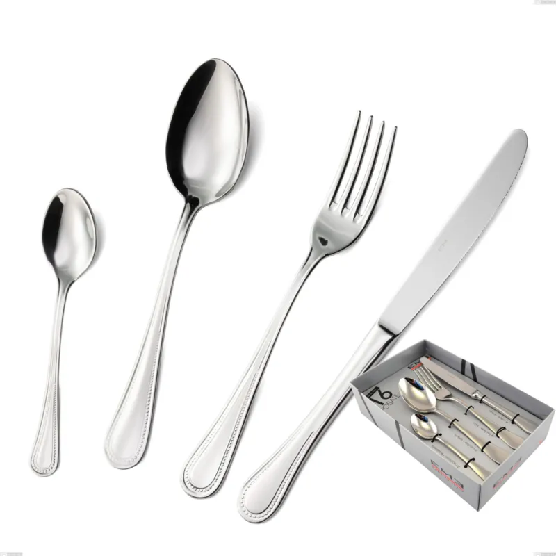 Novità Confezione vetrina 16 pezzi privilege, Acciaio inox Aisi 304 Posate Lucide, spessore 2.5 mm Eme Posaterie