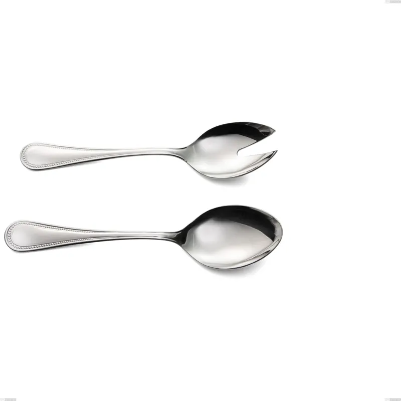 Coppia insalata privilege, Acciaio inox Aisi 304 Posate Lucide, spessore 2.5 mm, lunghezza 233 mm Eme Posaterie Offerta Del Giorno