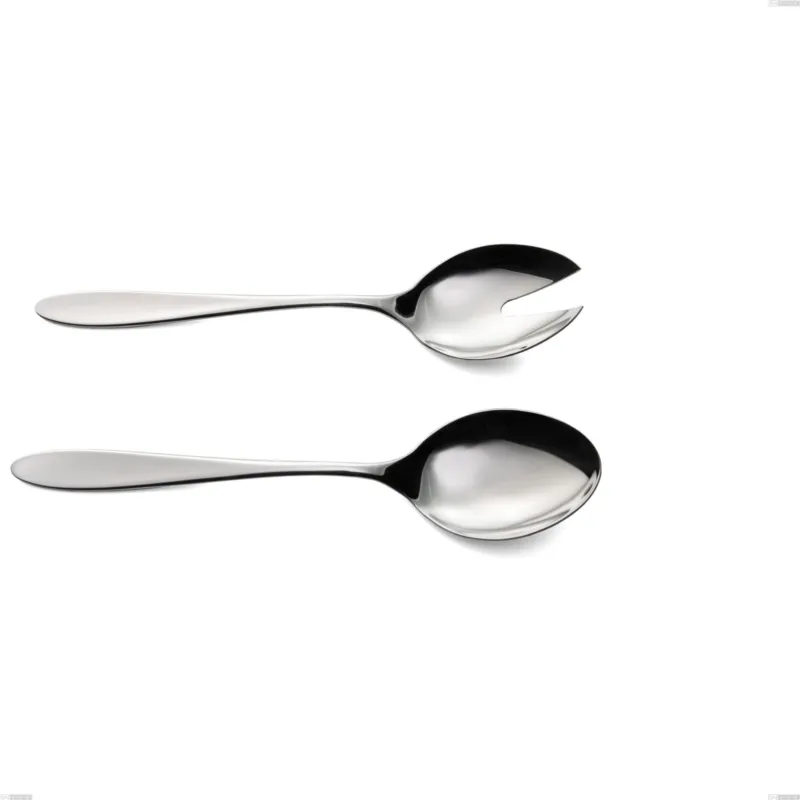 Nuovo Arrivo Coppia insalata oasi, Acciaio inox Aisi 304 Posate Lucide, spessore 2 mm, lunghezza 243 mm Eme Posaterie