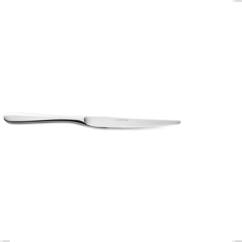 Nuova Collezione Coltello tavola Lady, 18/10 (AISI304) Acciaio Lucido, spessore 2.5 mm, lunghezza 220 mm Eme Posaterie