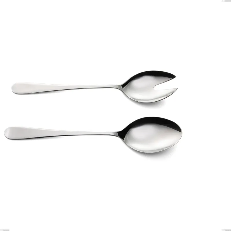 Reso Gratuito Coppia insalata Lady, 18/10 (AISI304) Acciaio Lucido, spessore 2.5 mm, lunghezza 233 mm Eme Posaterie