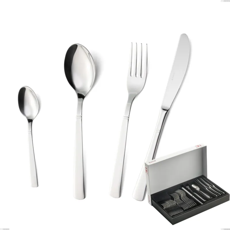 Confezione Panoramica 30 pezzi lux, Acciaio inox Aisi 304 Posate Lucide, spessore 2.5 mm Eme Posaterie Offerta