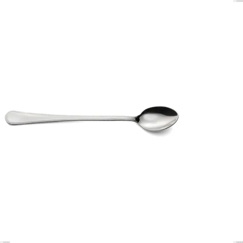 Offerta Limitata Cucchiaio bibita perles, Acciaio inox Aisi 304 lucido, spessore 2.5 mm, design Classico, lunghezza 195 mm Eme Posaterie