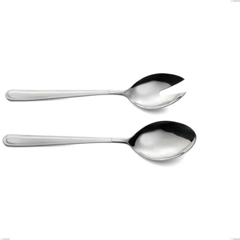 Non Perdere Coppia insalata medea, Acciaio inox Aisi 304 lucido, spessore 3 mm, lunghezza 231 mm Eme Posaterie