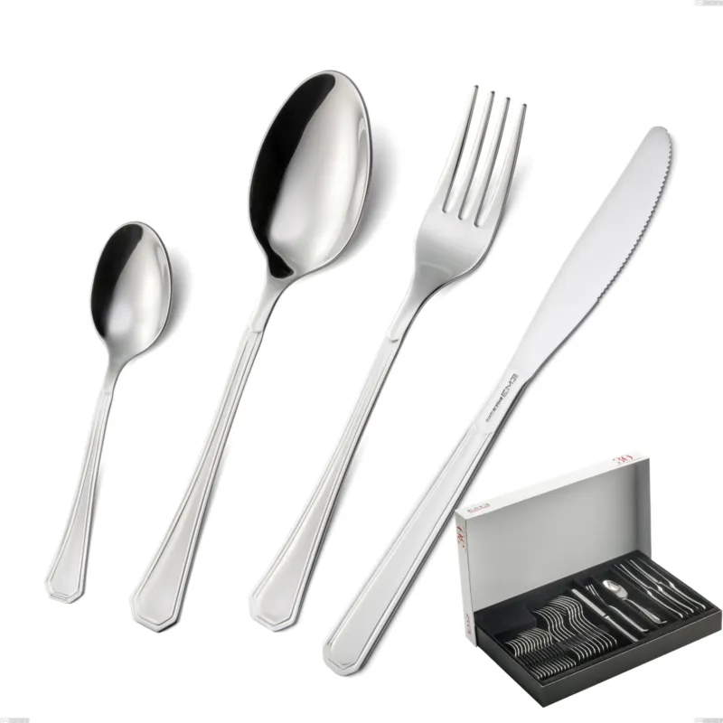 Ordina Subito Confezione Panoramica 30 pezzi coltello economico loira, Acciaio inox Aisi 304 lucido, spessore 2 mm, design Classico Eme Posaterie
