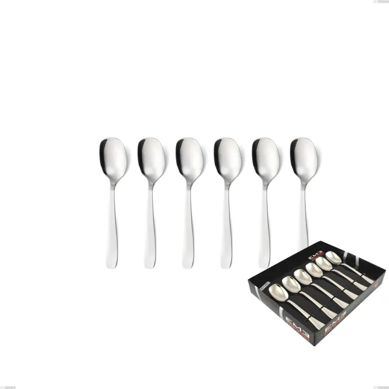 Confezione vetrina 6 pezzi gelato katya, Acciaio inox Aisi 304 Posate Lucide, spessore 2 mm Eme Posaterie Nuovo Arrivo