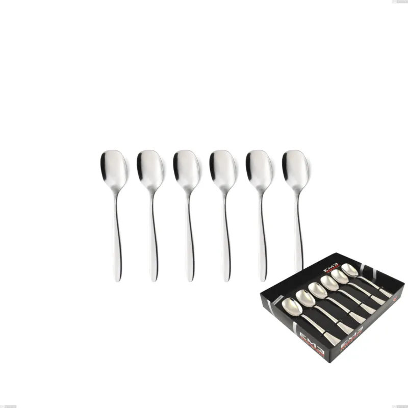Confezione vetrina 6 pezzi gelato armonia, Acciaio inox Aisi 304 lucido, spessore 3 mm Eme Posaterie Offerta Lampo