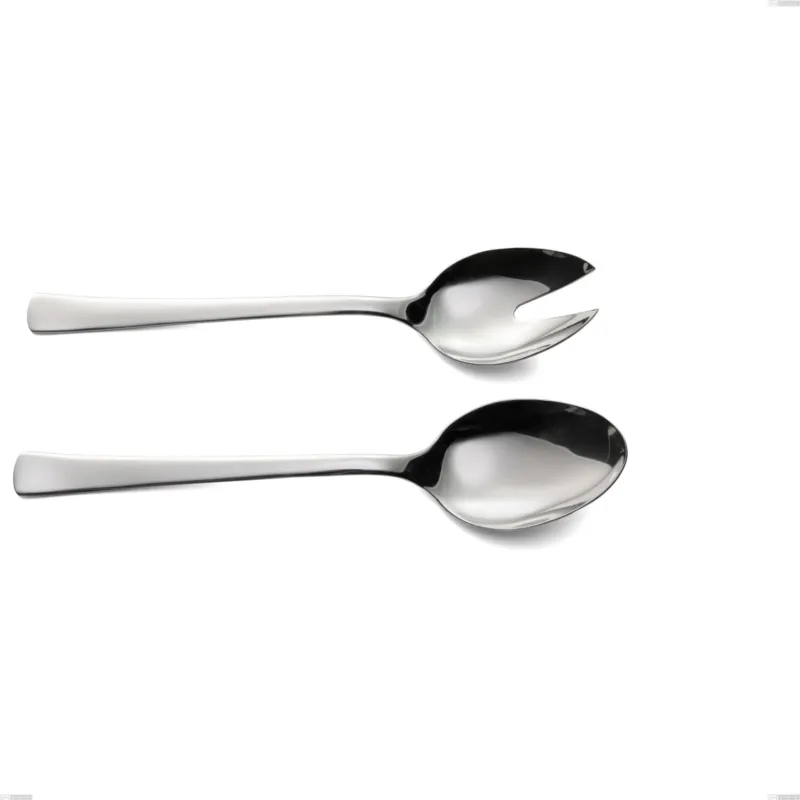 Quantità Limitata Coppia insalata doram, Acciaio inox Aisi 304 lucido, spessore 2.5 mm, lunghezza 232 mm Eme Posaterie