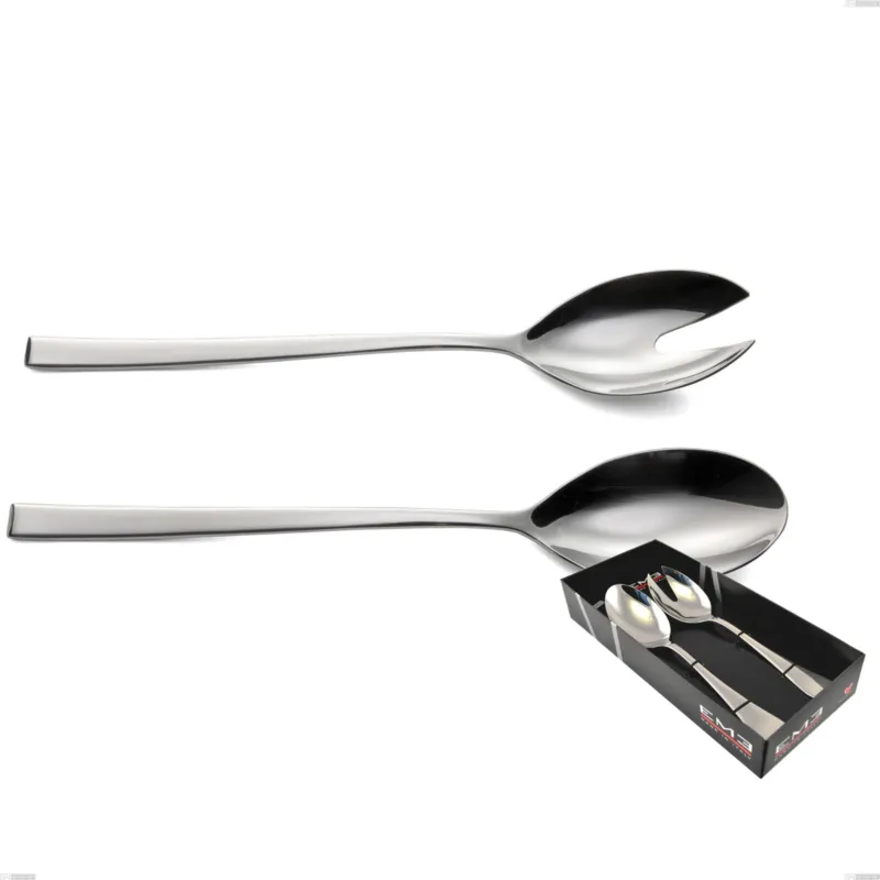 Compra Adesso Confezione vetrina 2 pezzi insalata celine, Acciaio inox Aisi 304 lucido, spessore 4.5 mm Eme Posaterie